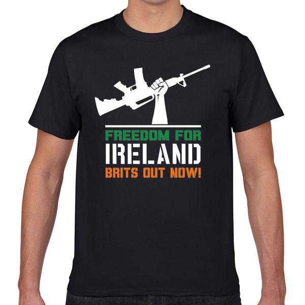 

t shirt men om for ireland harajuku geek cotton male tshirt xxxl