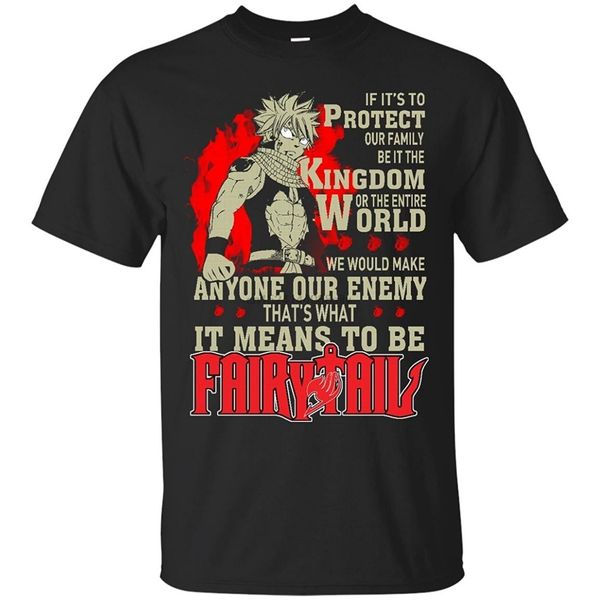 

natsu fairy tail funny fashion custom mens t-shirt plus size