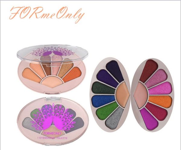 

wholesale make-up 6 color eye shadow before 1 color makeup base cream pearl luster bright ground peacock series eye shadow tray