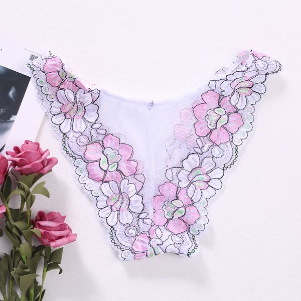 

women's panties women lingerie v-string underwear bikini knickers g-string ff q6pb, Black;pink