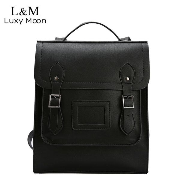

women female shoulder capacity xa538h large leather bag pu packs school retro backpacks tote backpack bag mujer portable mochila nsdwd