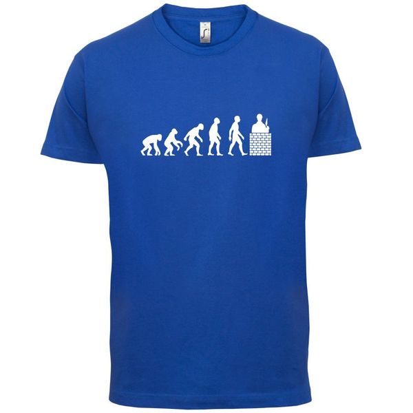 

evolution of man brick layer - mens t-shirt - bricky / builder - 13 colours short sleeves o-neck t shirt tshirt homme