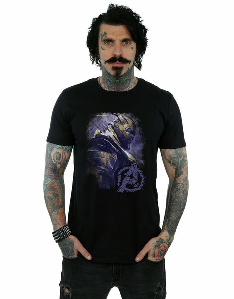 

men's endgame thanos brushed t-shirt new funny tee shirt