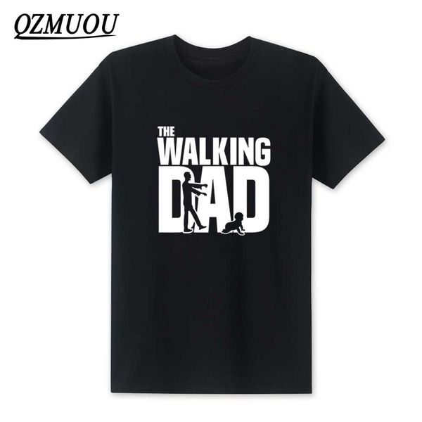 

2020 new fashion the walking dad t shirts men casual cotton father's day short sleeve t shirt men funny dad gift tees xs-xxl