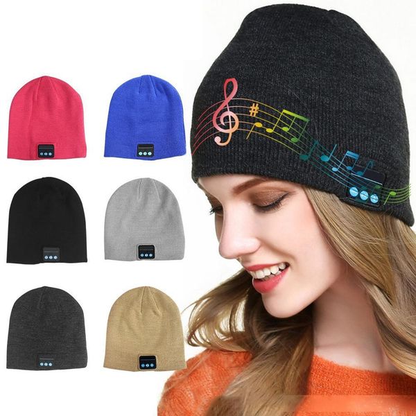 

bluetooth earphone music hat winter wireless headphone cap headset with mic sport hat for meizu sony xiaomi phone gaming headset