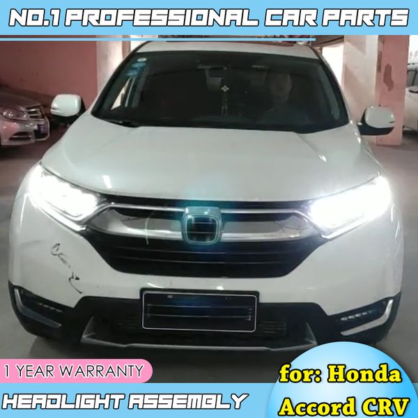 

car accessories head lamp-for headlights 2020-2020 crv led headlight led drl d2h hid option angel eye bi xenon beam