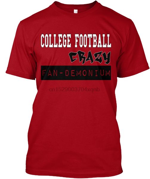 

men t shirt college football crazy t-shirt women tshirt