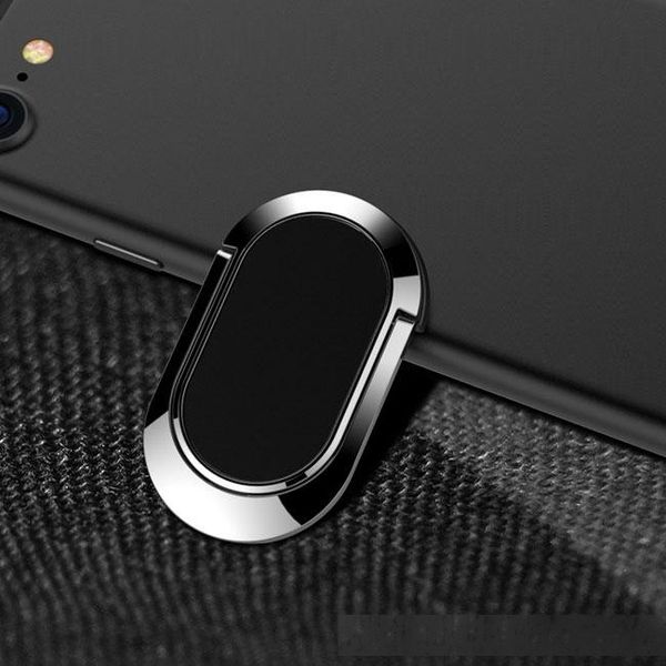 

metal 360 degree rotation magnetic finger ring phone ring stand holder for iphone samsung tablet with retail package