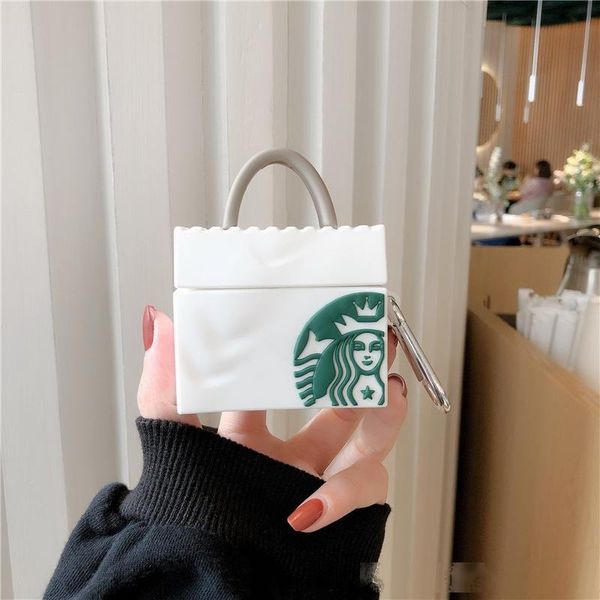 

for airpods pro case 3d starbucks bag protective silicone case for apple airpods pro charging box cover