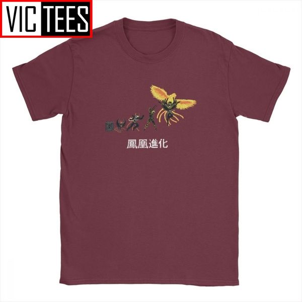 

vintage phoenix evolution tshirt men 100 percent cotton t shirt knights of the zodiac seiya 90s anime gift