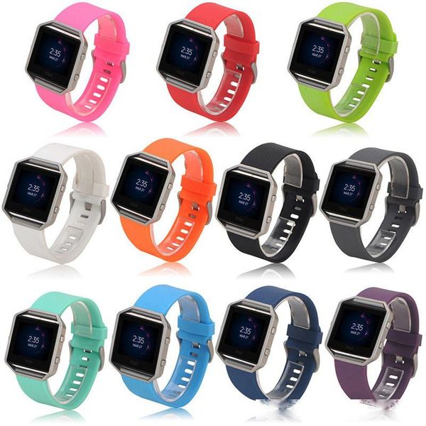 

silicone watchband replacement wrist band silicon strap for fitbit blaze smart fitness watch bracelet