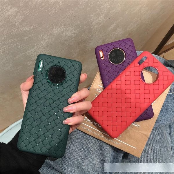 

creative heat dissipation shell huawei mate30 mobile phone shell mate10pro all-inclusive drop-resistant huawei mate20 woven pattern pro ultr