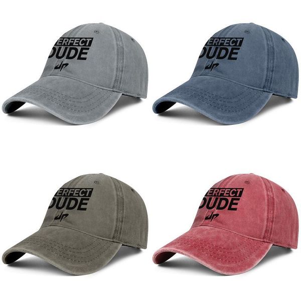 

men women dude perfect logo fashion denim baseball cap cool washed dad hat adjustable vintage ball dp, Blue;gray