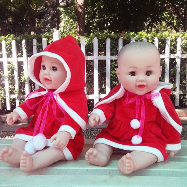 

2pcs doll одежда set плаща платье для 50см reborn baby girl doll аксессуар