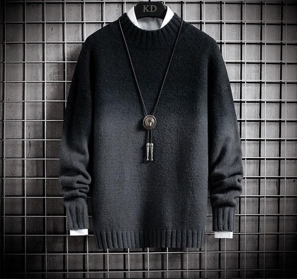 

2020 new winter brand cashmere sweater thick warm male pullovers jumpers turtleneck men s christmas sweaters casaco003, White;black