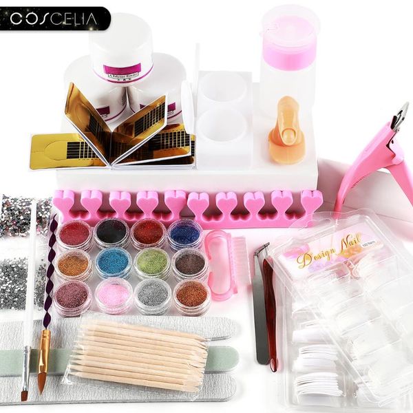 

nail art kits coscelia pro acrylic kit manicure pedicure tools set uv gel powder