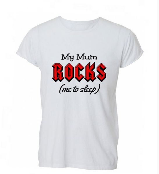 

2019 моя мама rocks me to sleep cute тенниска тенниска mens womens подарок