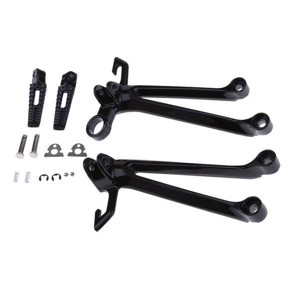 

black rear passenger foot peg rest bracket for suzuki gsxr1000 05-06