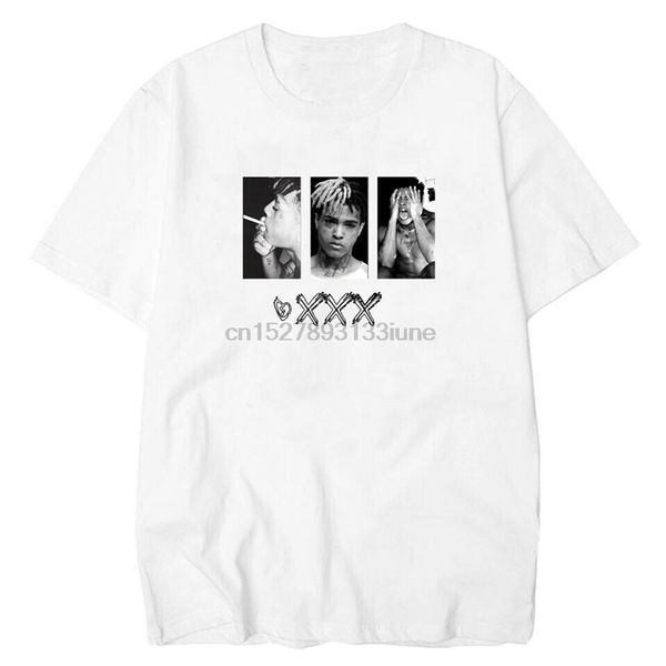 

xxxtentacion футболка известный рэппер xxxtentacion мужская футболка печать одежда tee shirt