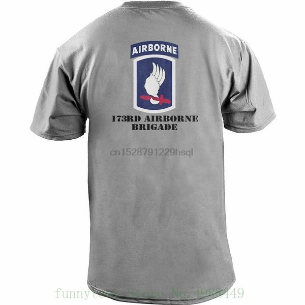 

army 173rd airborne brigade full color veteran t shirt cotton casual shirt white top