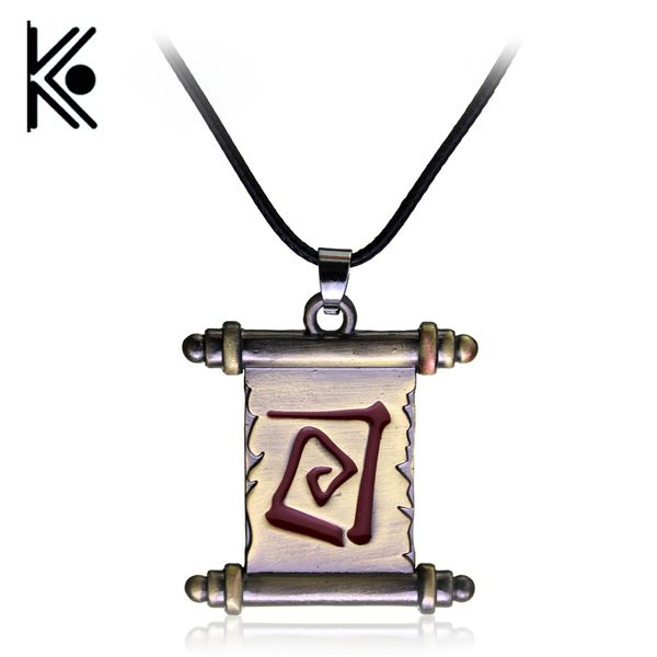 

chains game dota 2 transfer reel pendant necklace alloy movie jewelry gamers, Silver