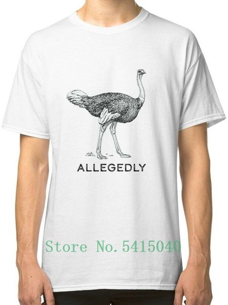 

2020 cotton clothing allegedly ostrich letterkenny white tees t-shirt short sleeve