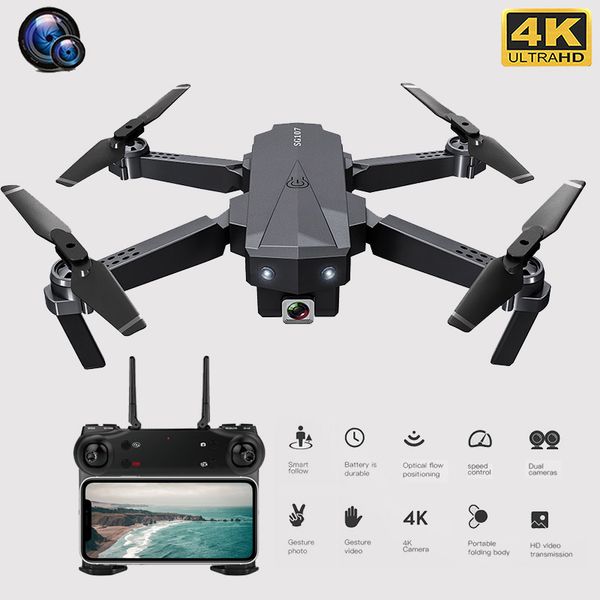 

sg107 rc drone optical flow 4k hd dual lens professional aerial pgraphy helicopter intelligent follow quadcopter