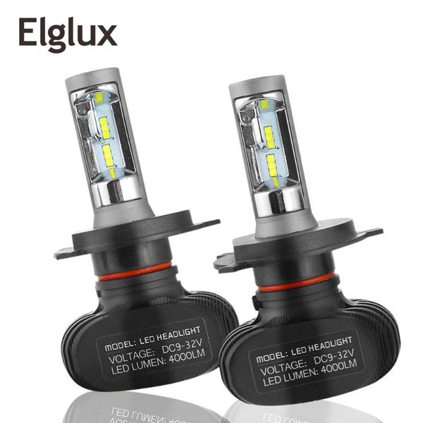 

s1 h4 2 9003 9005 9006 50w 6000k 8000lm hi/lo car led headlight conversion kit bulb h7 lamp light white 12v 24v