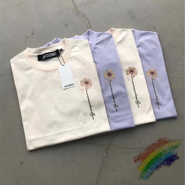 

2020ss jacquemus embroidery t shirts men women 1:1 casaul tee jacquemus t-shirts, White;black