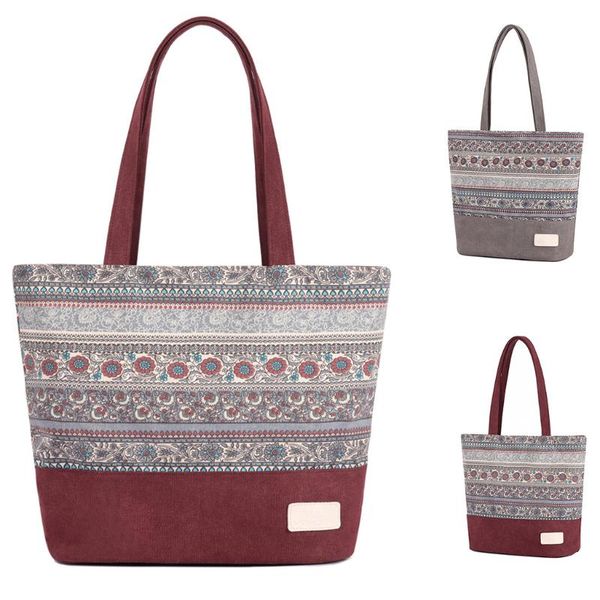 

women canvan shopping bag female cloth shoulder bag environmental storage handbag reusable foldable eco grocery tot