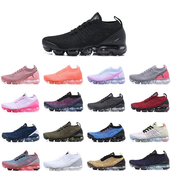 

2020 black running shoes mens knitting trainers walking sport shoes athletic women sneakers luxury designer breathable airs shoes