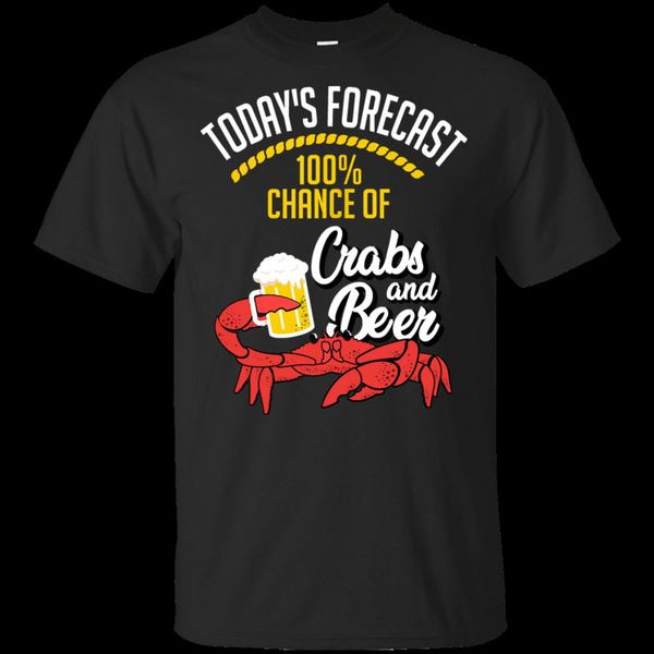 

мужские крабы и пиво chesapeake синего рыскание t-shirt размер m-3xl дышащего tops футболочки