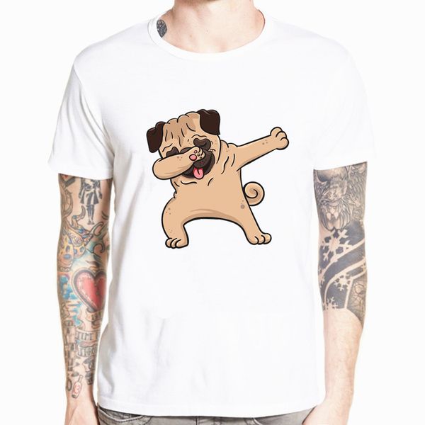 

swenearo men's t-shirts fashion animal dog print hipster funny t shirt men summer casual street hip-hop tee shirt male 5xl