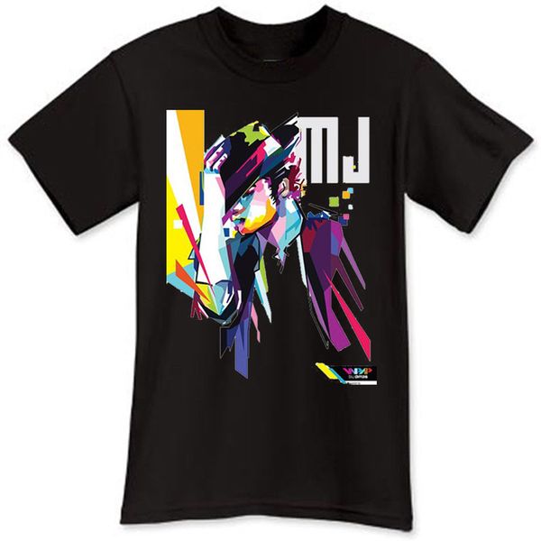 

new michael jackson mj rock singer music black t-shirt tee size s m l xl 2xl 3xl fashion classic style tee shirt