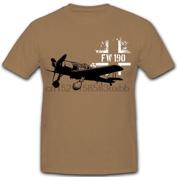 

shirt tees plus size t-shirt fw 190 luftwaffe flugzeug balkenkreuz zweiter weltkrieg3d t shirt funny casual tee shirts