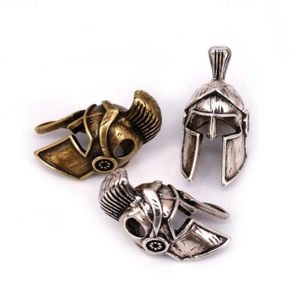 

other spartan helmet bead antique color for paracord bracelet keychain or diy lanyard making