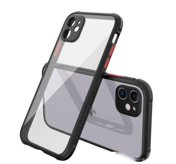 

hybrid shockproof clear hard back phone protective case cover for iphone 11 pro max xr xs max 8 7 plus