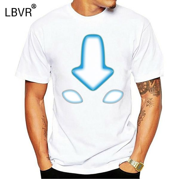 

cartoon аватар последний маг воздуха аанг q t рубашка мужская высокий streetwear tee shirt s-6xl мода camiseta