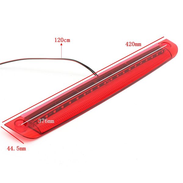 

универсальный led автомобилей высокого уровня маунт мотоцикла tail light третий 3rd brake задний стоп хвост свет лампы 12v красный