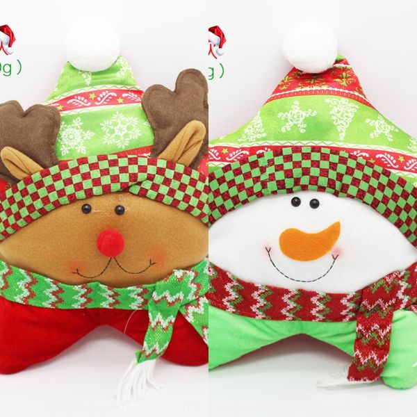 

christmas decorations snowman cushion jewelry old man creative cushion gift cute creative pillow five-star pillow decoration 0bypb
