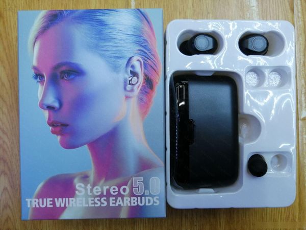 

new wireless bluetooth f9 tws headphone led display 2000mah power bank headset vs tour 3 for iphone x samsung s10