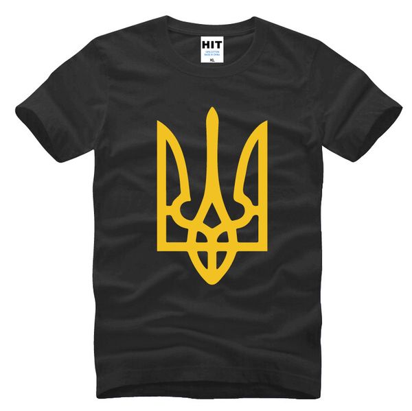 

tryzub ukrainian ukraine printed men's t-shirt t shirt for men 2016 new short sleeve cotton casual tee camisetas hombre