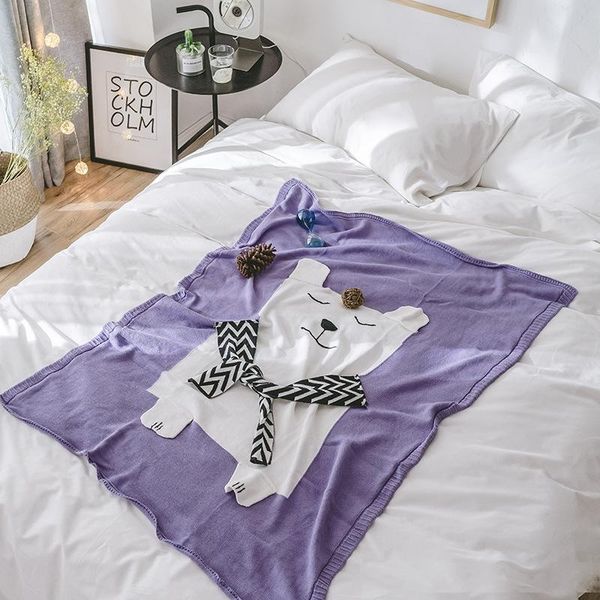 

baby blanket newborn 2020 scarf bear knitting blanket bedding quilt for bed sofa wool newborn pgraphy props