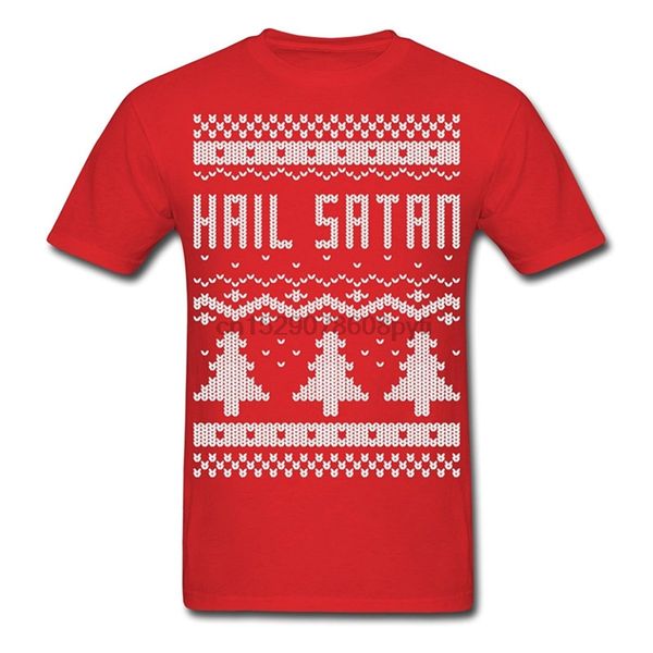 

tee shirt design menshort hail сатана гадкий рождество свитер mencrew neck printed tee