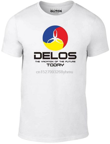 

delos t-shirt funny t shirt retro sci fi west cyborg world science fiction(1