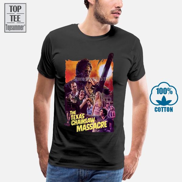 

the texas chain saw massacre v5 t shirt black movie poster all sizes s 5xl t shirt men casual cotton short sleeve