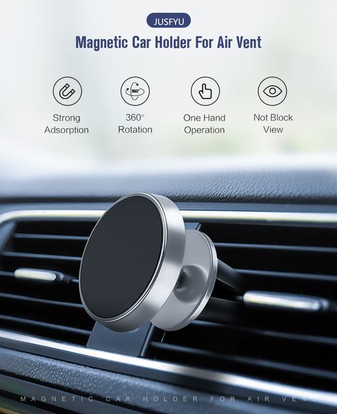 

new magnetic car phone holder for mobile phone in car phone mount for ip samsung xiaomi air vent clip smartphones stand