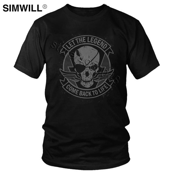 

mens v has come to t shirt luxury video game skull t-shirt short sleeve 100% cotton leisure tee plus size trendy clothing
