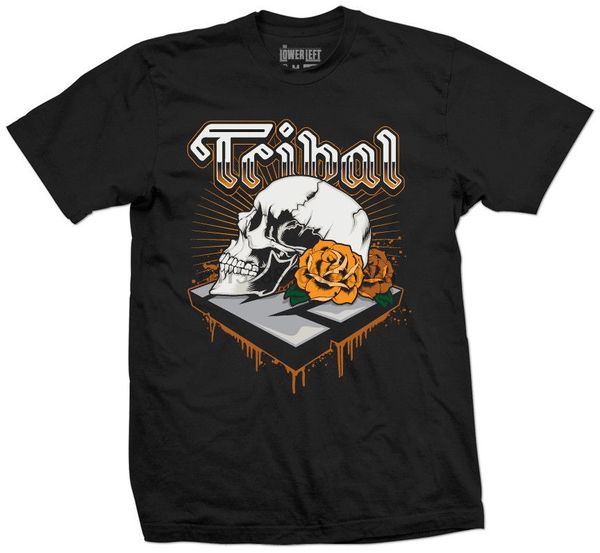 

2019 summer cool tee shirt tribal gear muerte men black t-shirt skull graphic tee funny t-shirt