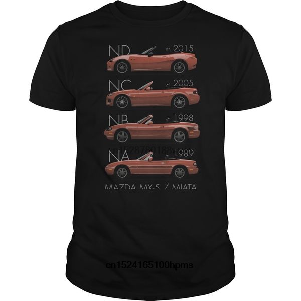 

смешные men t shirt женщины новизна tshirt mazda mx5 evolution прохладный футболка